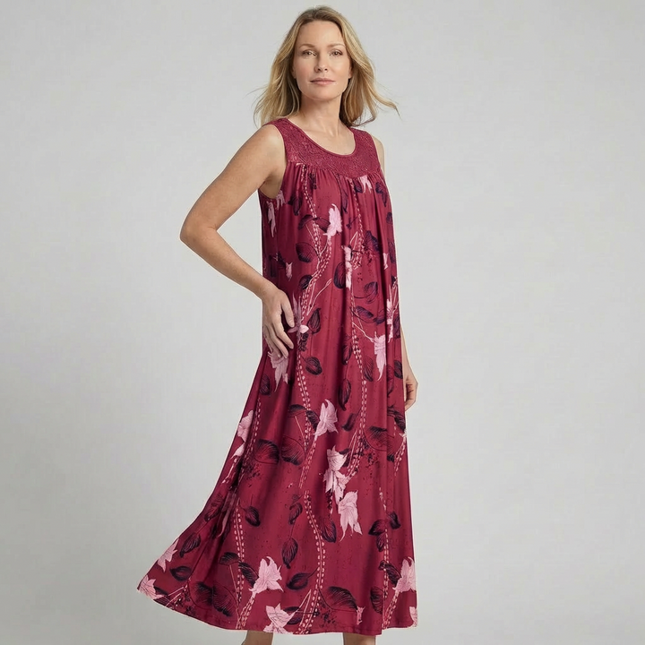 Lunara | Elegant Floral Maxi Dress – Lightweight &amp; Flattering for Women 4