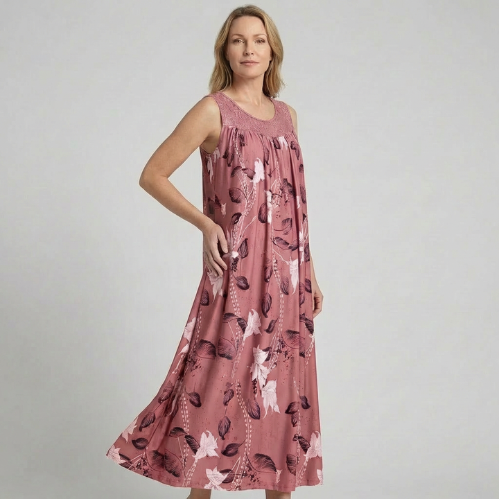 Lunara | Elegant Floral Maxi Dress – Lightweight &amp; Flattering for Women 5
