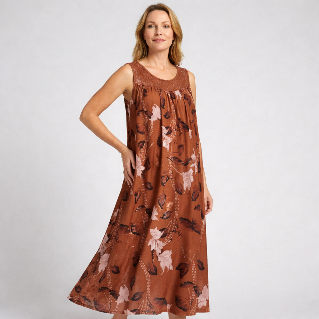 Lunara | Elegant Floral Maxi Dress – Lightweight &amp; Flattering for Women 7