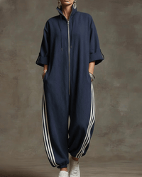 Jorja | Tuta sportiva e chic a tutta lunghezza con zip