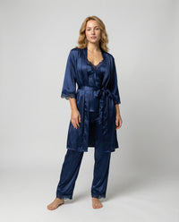 Amelia | Luxurious Silk Pajama & Lounge Set