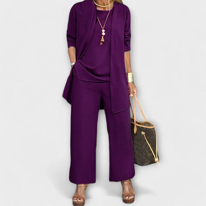 Lysander | Elegant, Comfortable & Versatile Women's Three Piece Coordinated Set 8