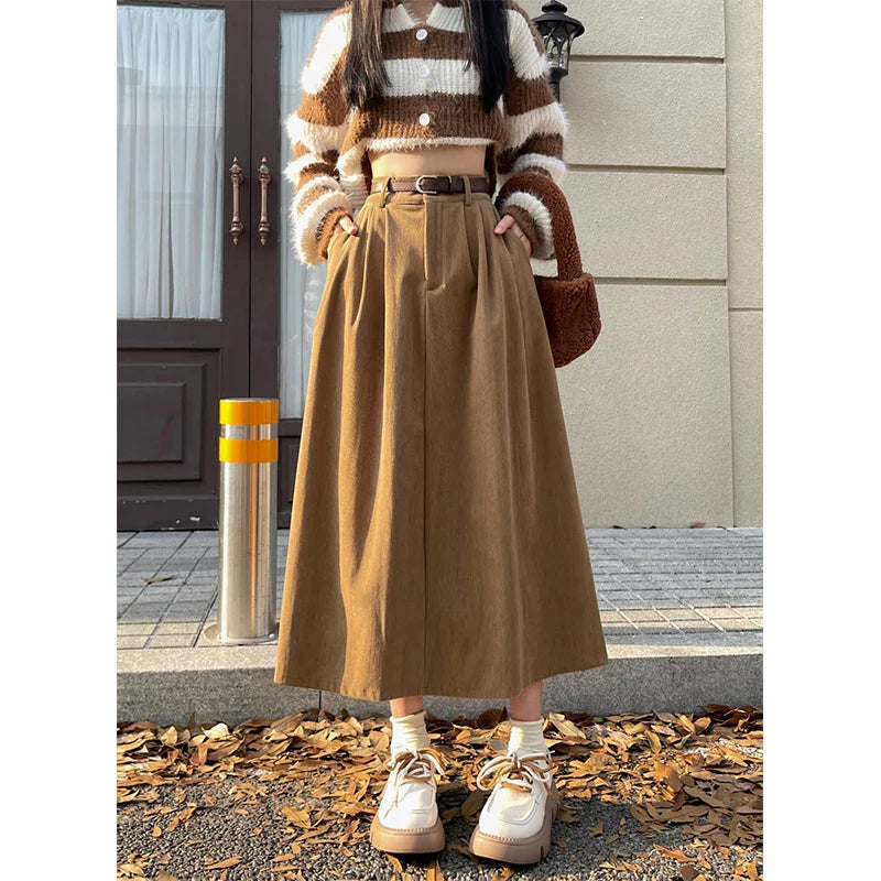 Mara | Black Midi Skirt – Comfortable, Pleated &amp; Versatile for Women 5