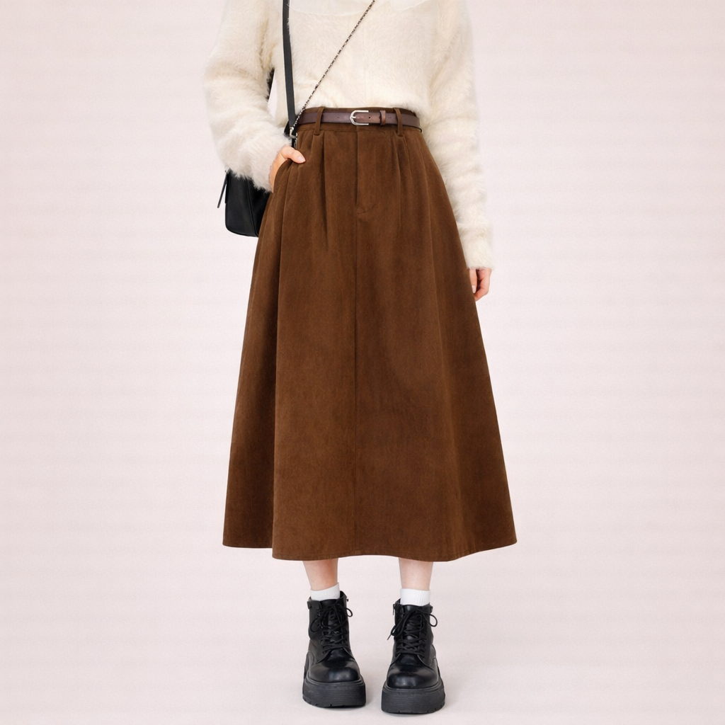 Mara | Black Midi Skirt – Comfortable, Pleated &amp; Versatile for Women 8