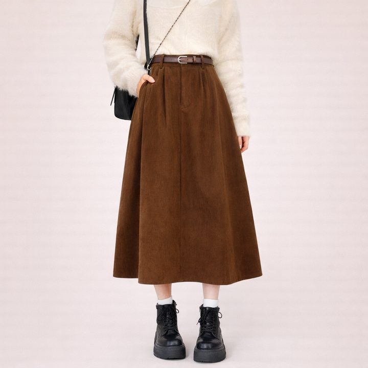 Mara | Black Midi Skirt – Comfortable, Pleated &amp; Versatile for Women 8