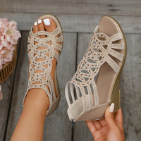 Kimberly | Orthopädische Komfort-Sandalen mit Strasssteinbesatz