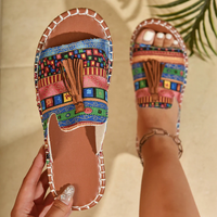 Edna | Bohemian Lightweight Summer Tassel Sandals