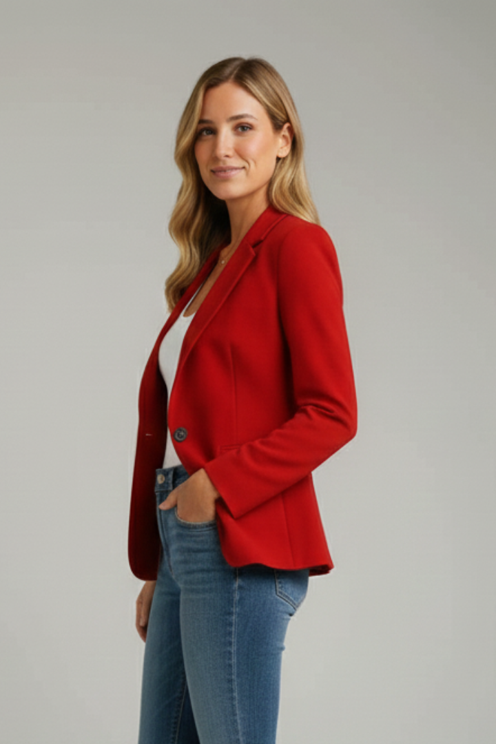 Mara | Tailored, Elegant Black Blazer for Women - Versatile Notched Lapel Design 2