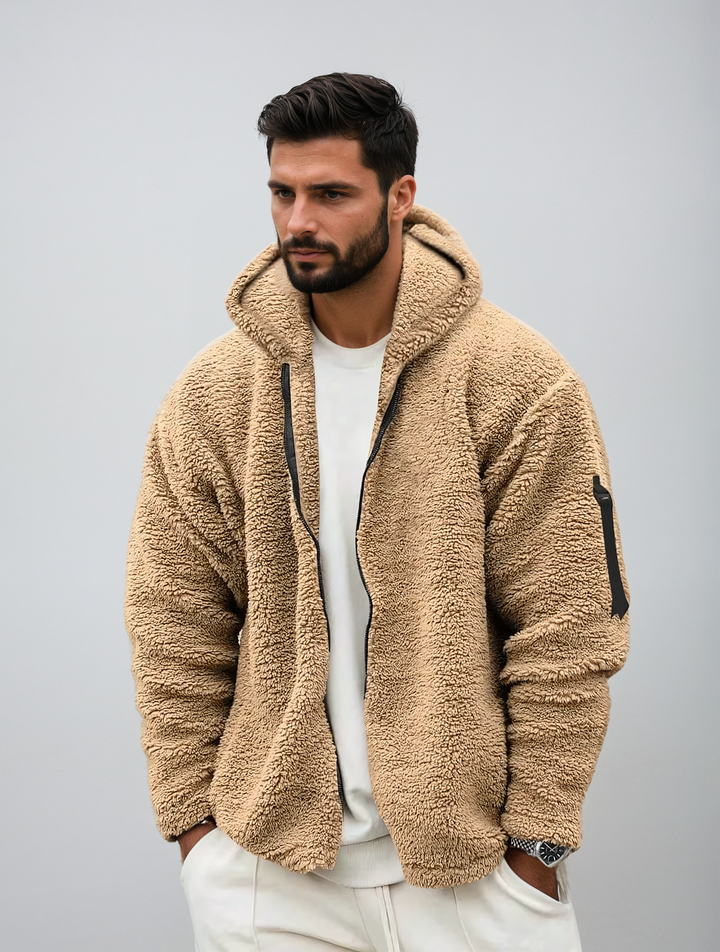 Marcus | Warm and Sporty Men's Hooded Winter Jacket 0