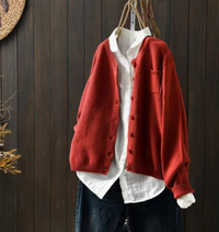 Gabrielle | Gemütliche und vielseitige Oversize-Strickjacke