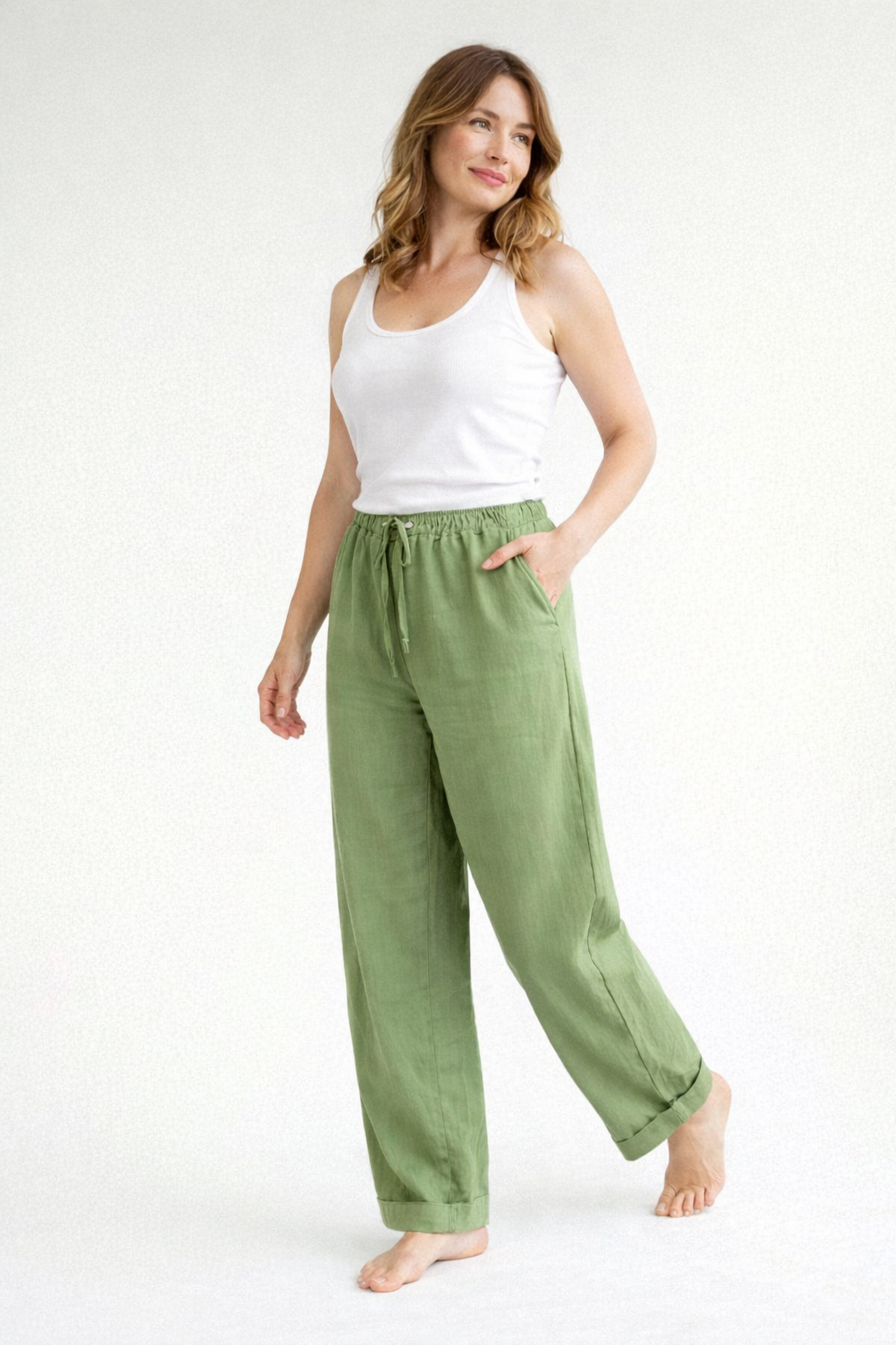 Marina | Comfortable high-waisted trousers 7