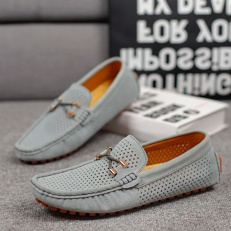 Maro | Men's Loafers Brown Slip-On Elegant Comfortable Fit 6