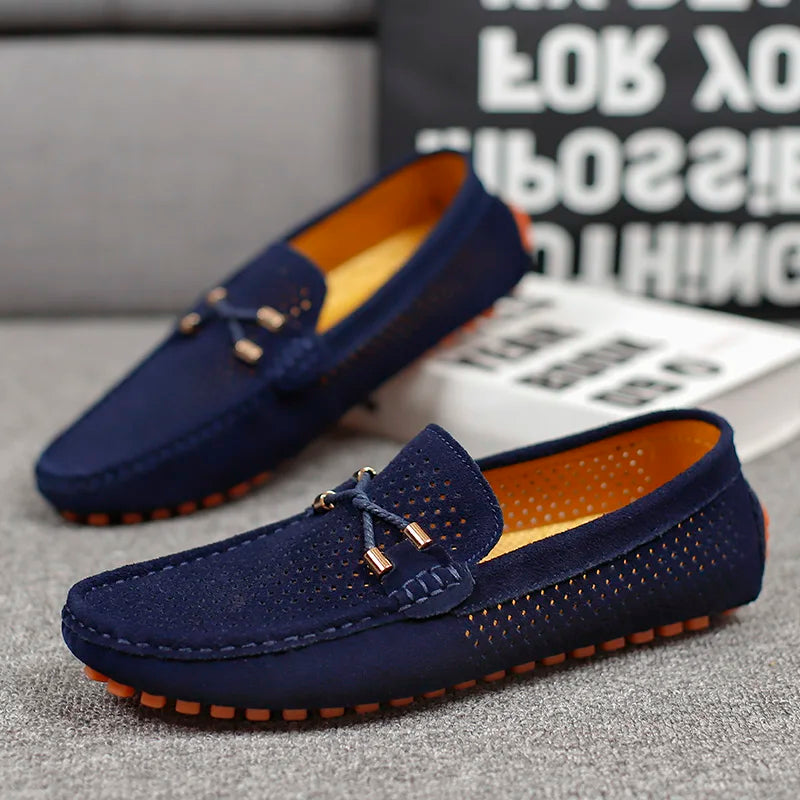 Maro | Men's Loafers Brown Slip-On Elegant Comfortable Fit 8