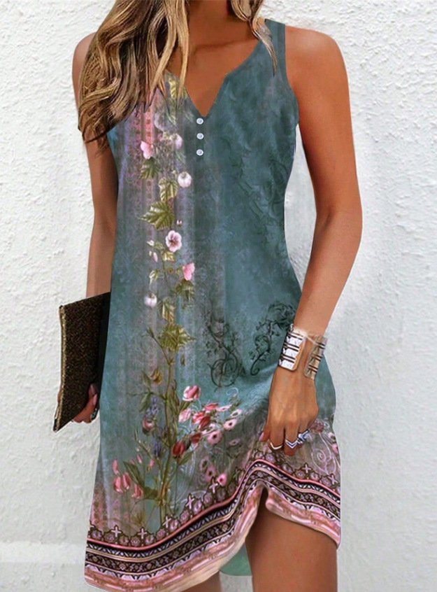 Mathilda | Sleeveless women's dress for stylish occasions 7