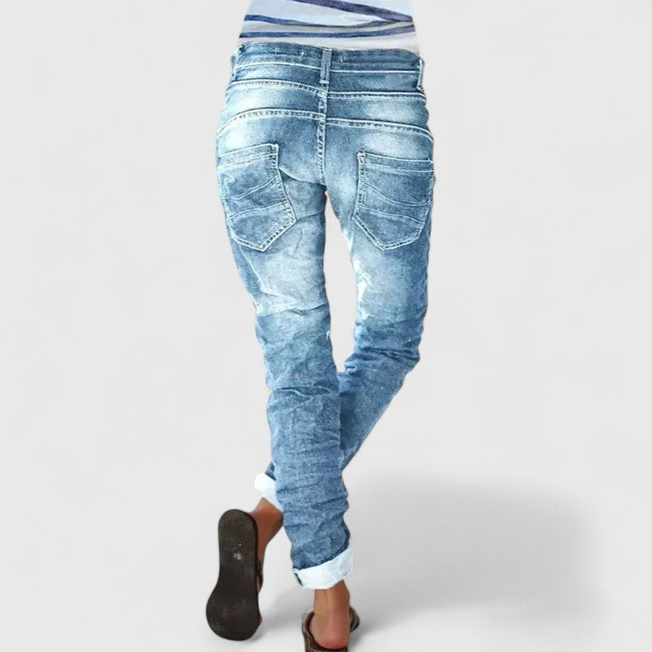 Maven | Distressed Wide Leg Women’s Jeans – Edgy, Comfortable & Trendy Casual Style 2