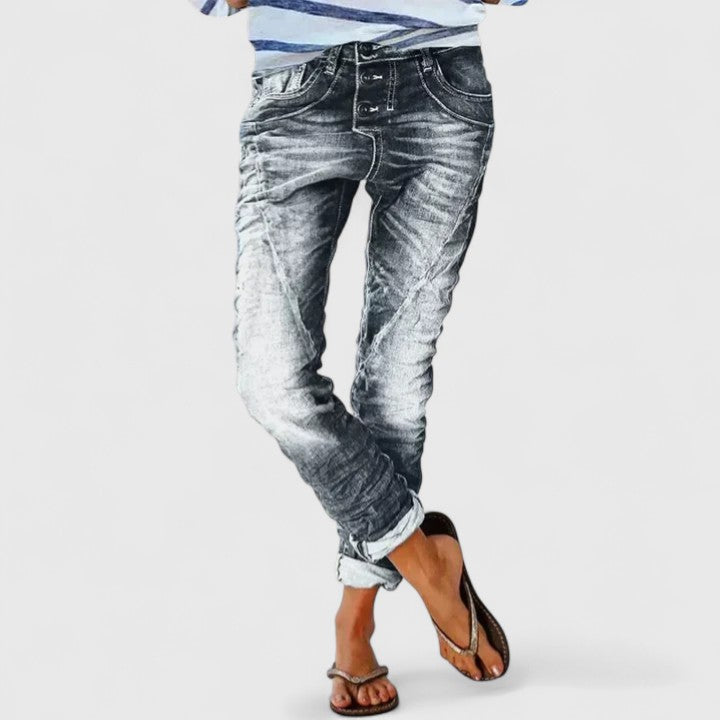 Maven | Distressed Wide Leg Women’s Jeans – Edgy, Comfortable & Trendy Casual Style 6