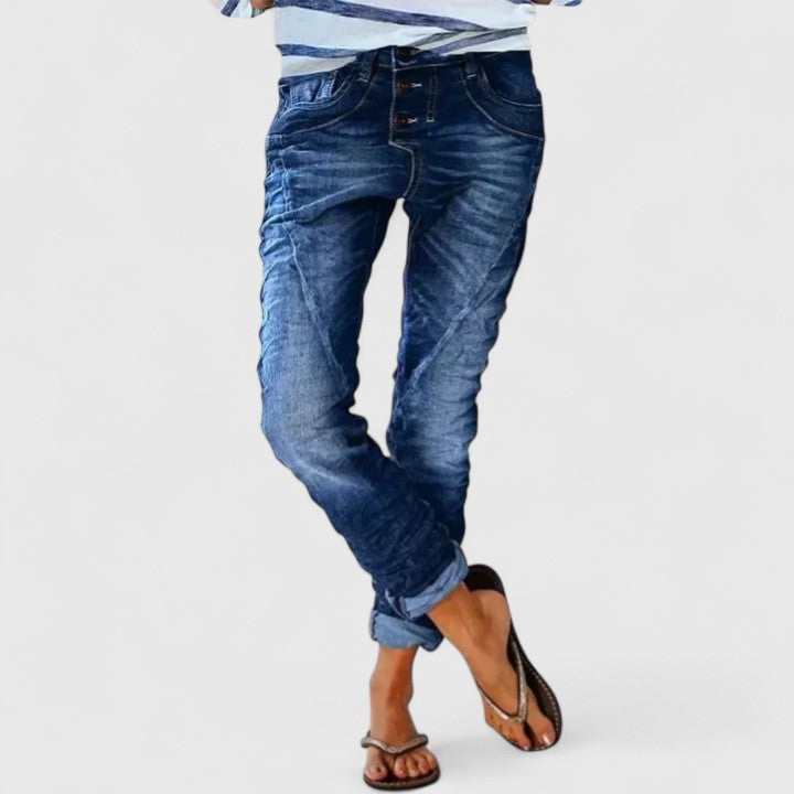 Maven | Distressed Wide Leg Women’s Jeans – Edgy, Comfortable & Trendy Casual Style 7
