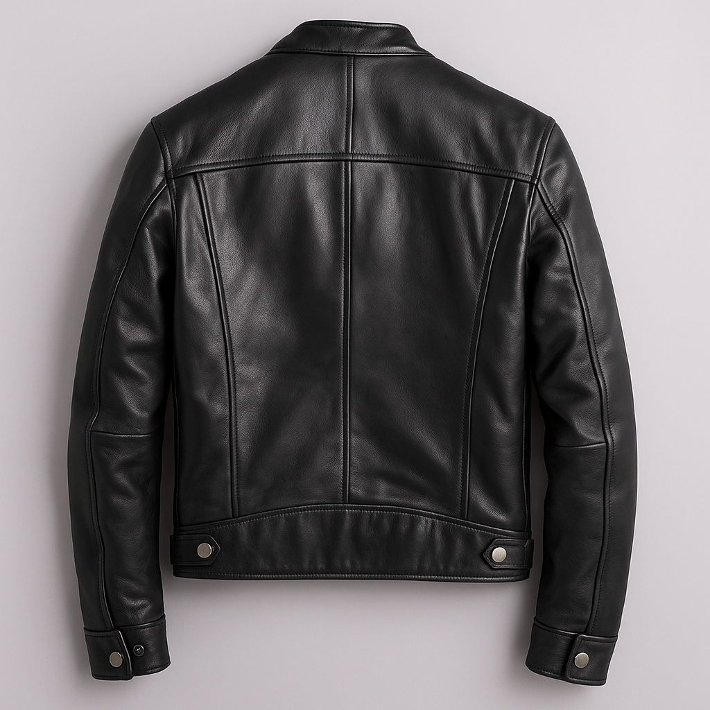 Maverick | Vintage-Inspired, Durable & Tailored Black Leather Jacket 5