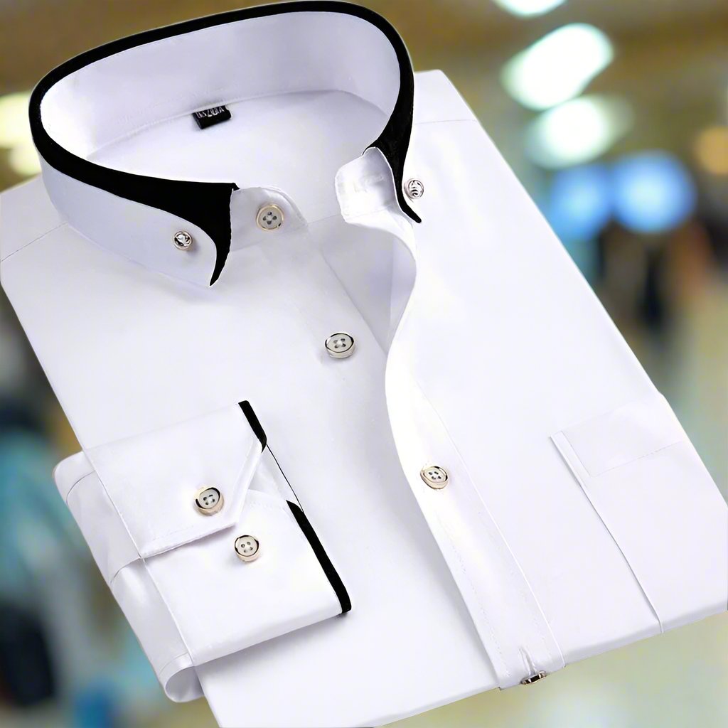 Maximilian | Men's Dress Shirts Classic Cotton Regular Fit Elegant Style 1