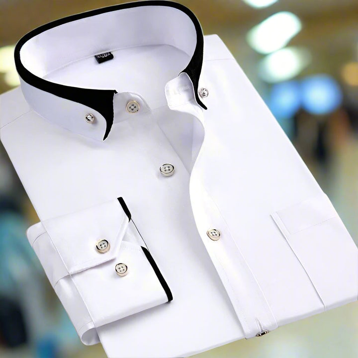Maximilian | Men's Dress Shirts Classic Cotton Regular Fit Elegant Style 1