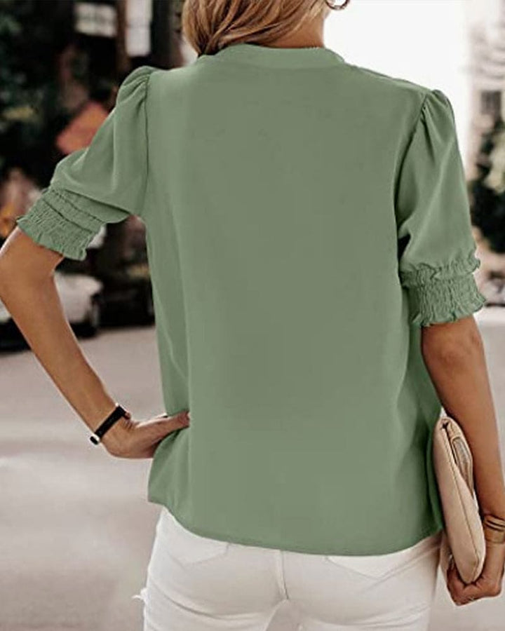Maya | Vibrant Puff Sleeve Top – Elegant Women's Blouse for Summer 7