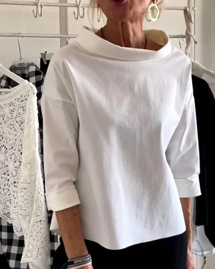 Maya | Womens Top Going Out Blouse 3/4 Sleeve Relaxed Fit 0