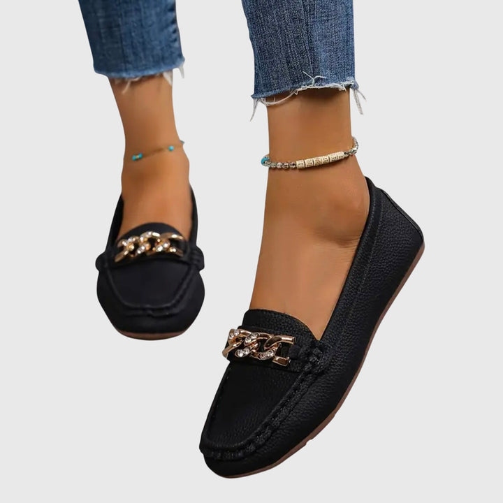 Mellora | Chic Black Loafers for Women – Comfortable & Stylish Orthopedic Design 9