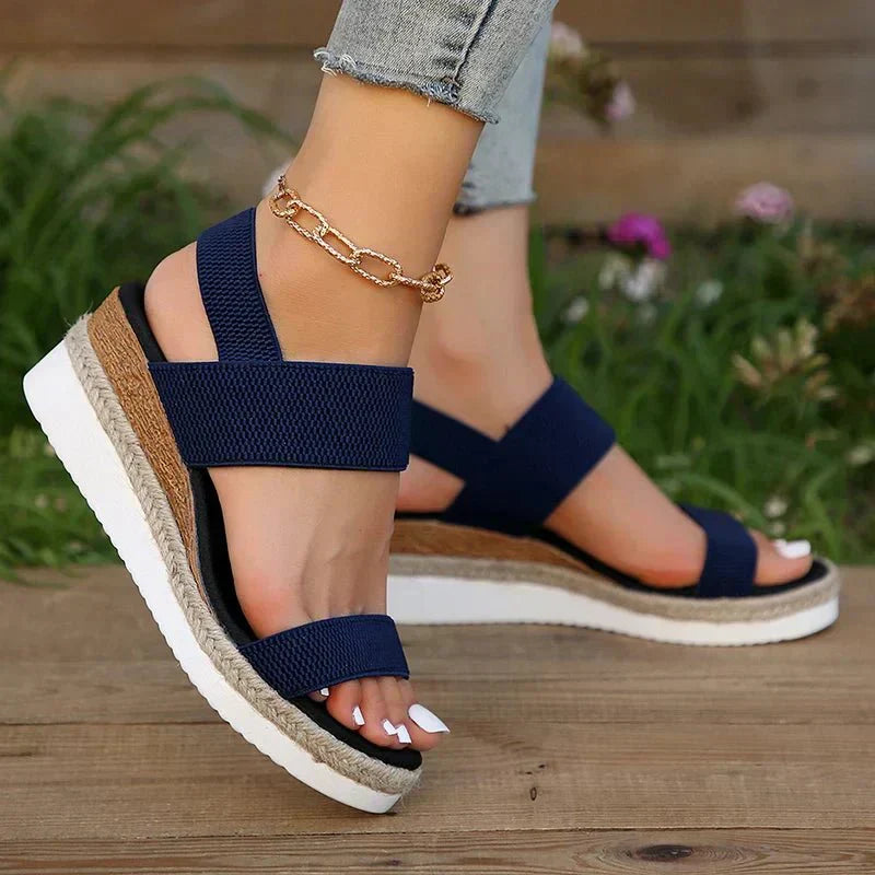 Melyora | Sporty, Lightweight & Comfortable Women's Platform Sandals 6
