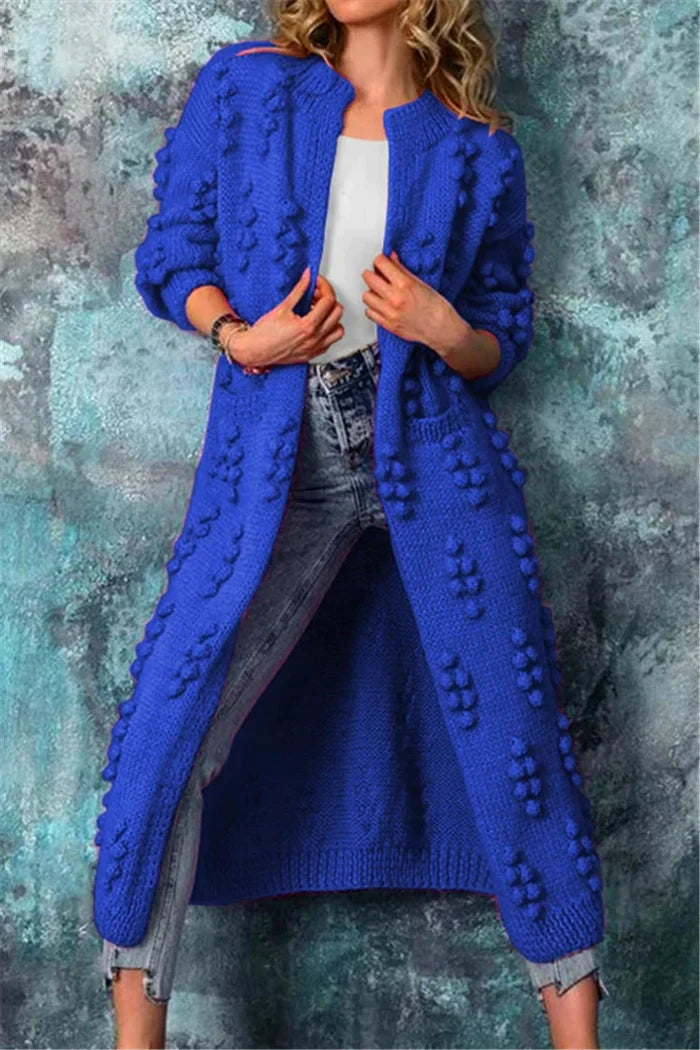 Merel | Knitted and comfortable long cardigan 3