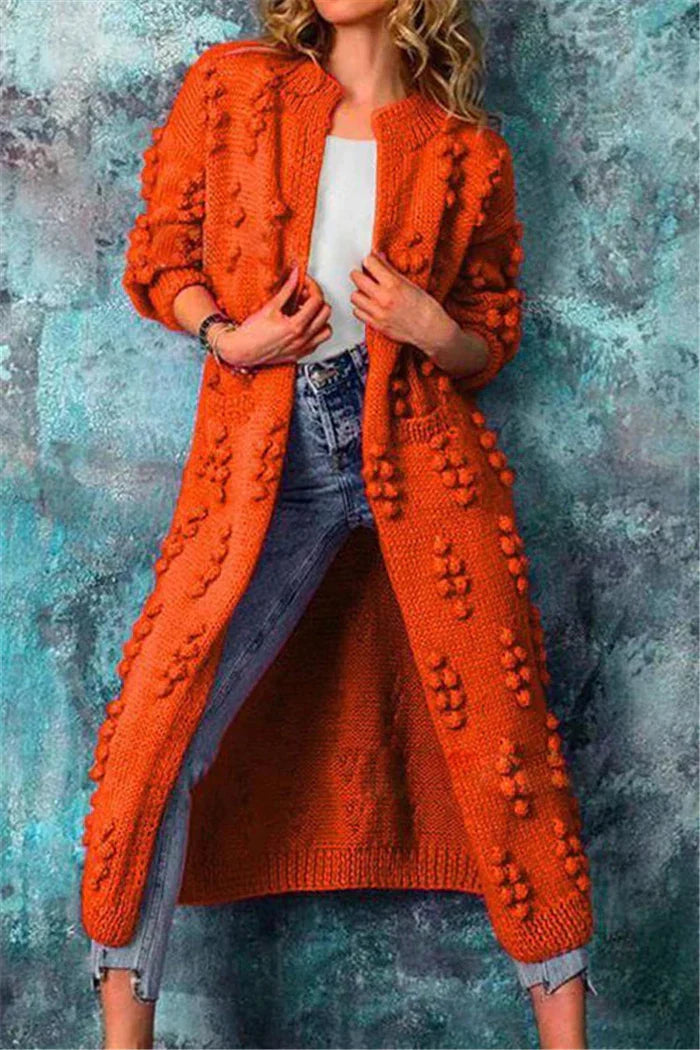 Merel | Knitted and comfortable long cardigan 4