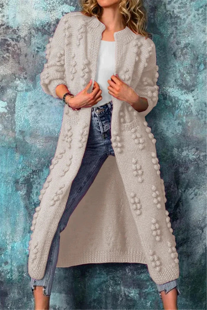 Merel | Knitted and comfortable long cardigan 6