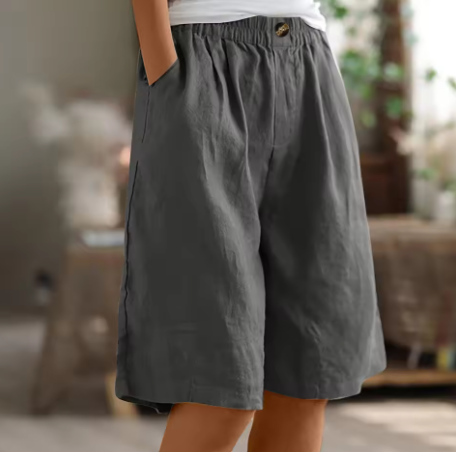 Mila | Women's Shorts Oversize Cotton Comfortable Casual Fit 1