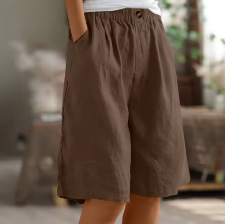 Mila | Women's Shorts Oversize Cotton Comfortable Casual Fit 11