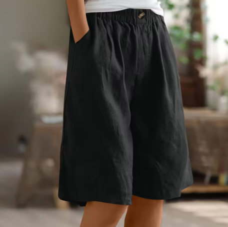 Mila | Women's Shorts Oversize Cotton Comfortable Casual Fit 12