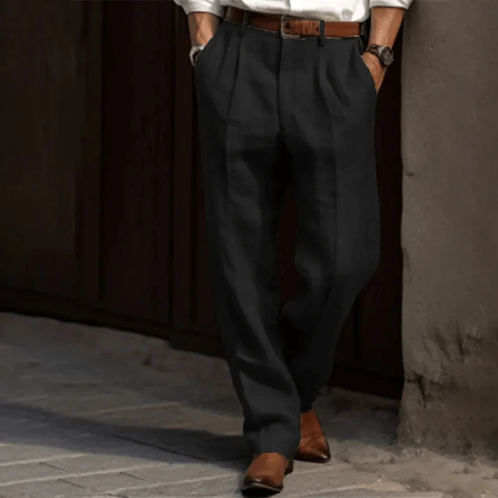 Milan | Comfortable and elegant pinstripe trousers 6