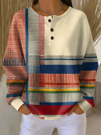 Maya | Double-Knitted Waffle Fleece Sweater