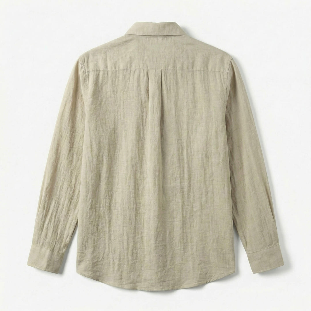 Milo | Casual Lightweight Men's Linen Button Down Shirt 1