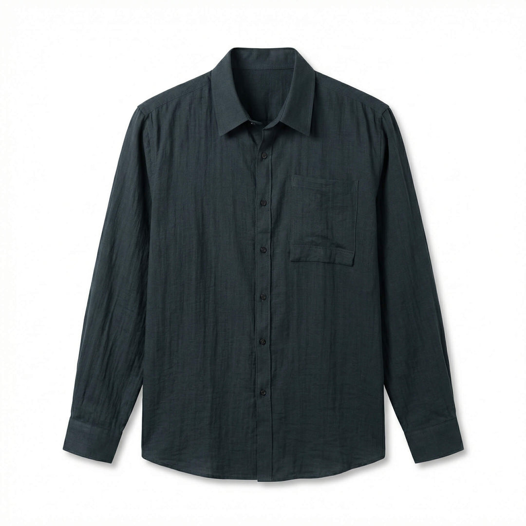 Milo | Casual Lightweight Men's Linen Button Down Shirt 5