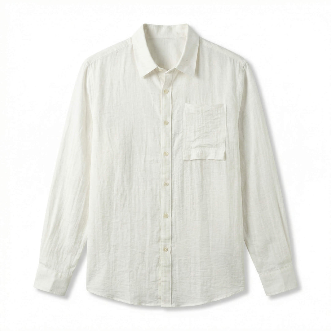Milo | Casual Lightweight Men's Linen Button Down Shirt 9
