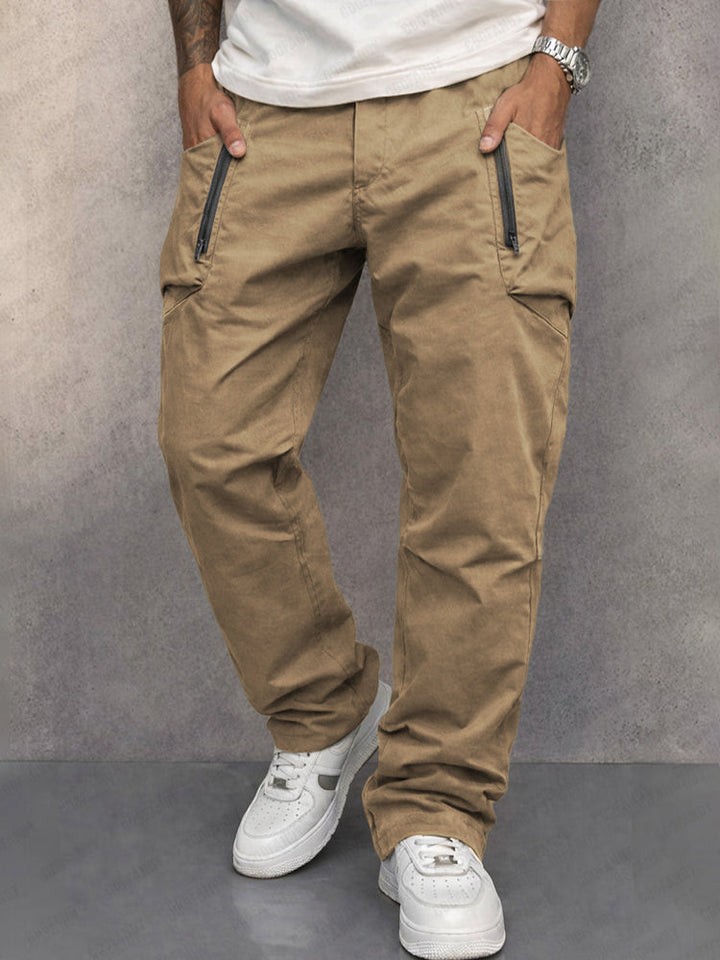 Milo | Slim Fit, Comfortable & Versatile Black Cargo Pants for Men 2
