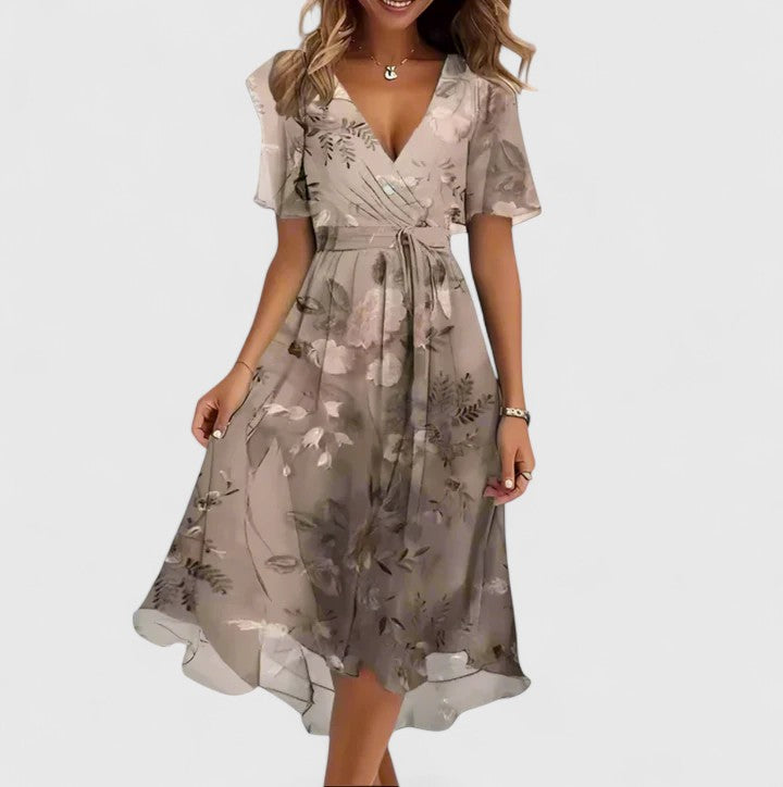 Mira | Elegant Floral Summer Dress – Flattering Fit &amp; High-Low Hem 7