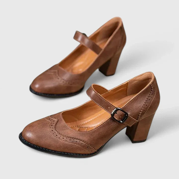 Mira | Stylish & Comfortable Women's Mary Jane Block Heel Shoes 2