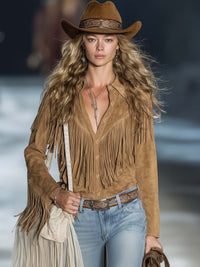 Sophie | Camicia Western Autentica e Alla Moda con Frange