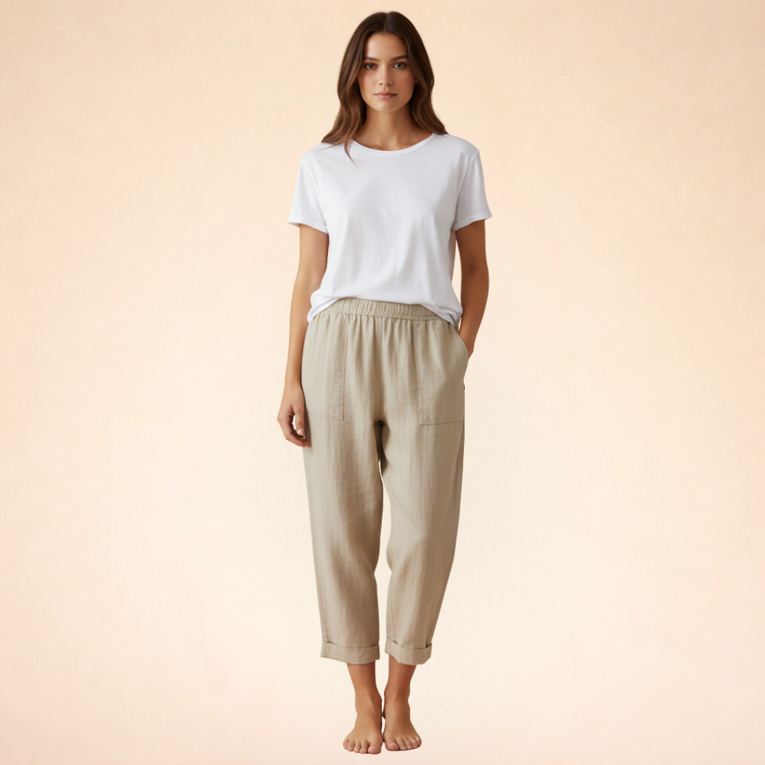 Mira | Ultra-soft trousers with side pockets 0