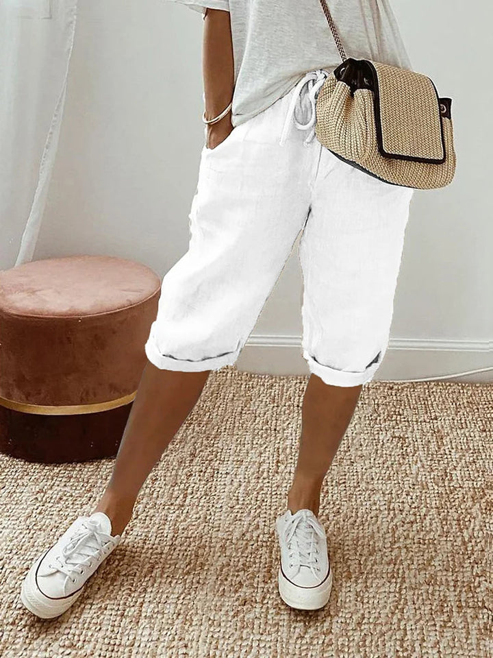 Mira | Women's Shorts Lightweight Casual Summer Drawstring Fit 2