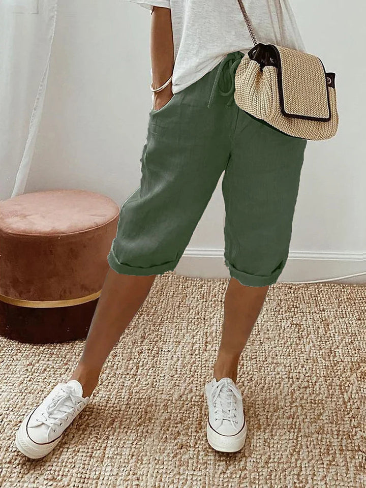 Mira | Women's Shorts Lightweight Casual Summer Drawstring Fit 3