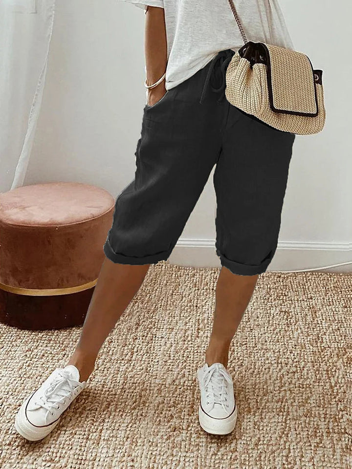 Mira | Women's Shorts Lightweight Casual Summer Drawstring Fit 4