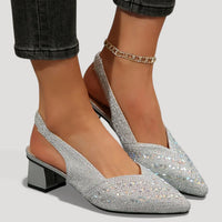 Lily | Stilvolle und funkelnde Slingback-Pumps