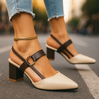 Abby | Elegant Strappy Block Women's Heels