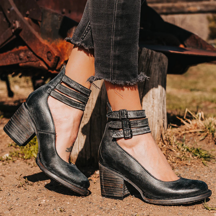 Mirella | Elegant, Comfortable & Supportive Black Heels for Women 1